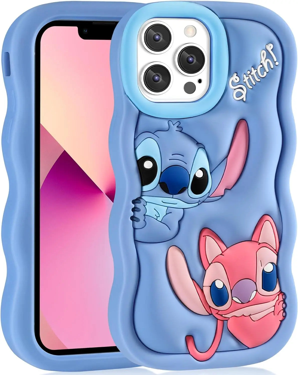 For Iphone 16 15 14 13 12 11 Pro Max Xs XR 6 7 8 plus Mini Silicone Wave Stitch Soft Cover Case