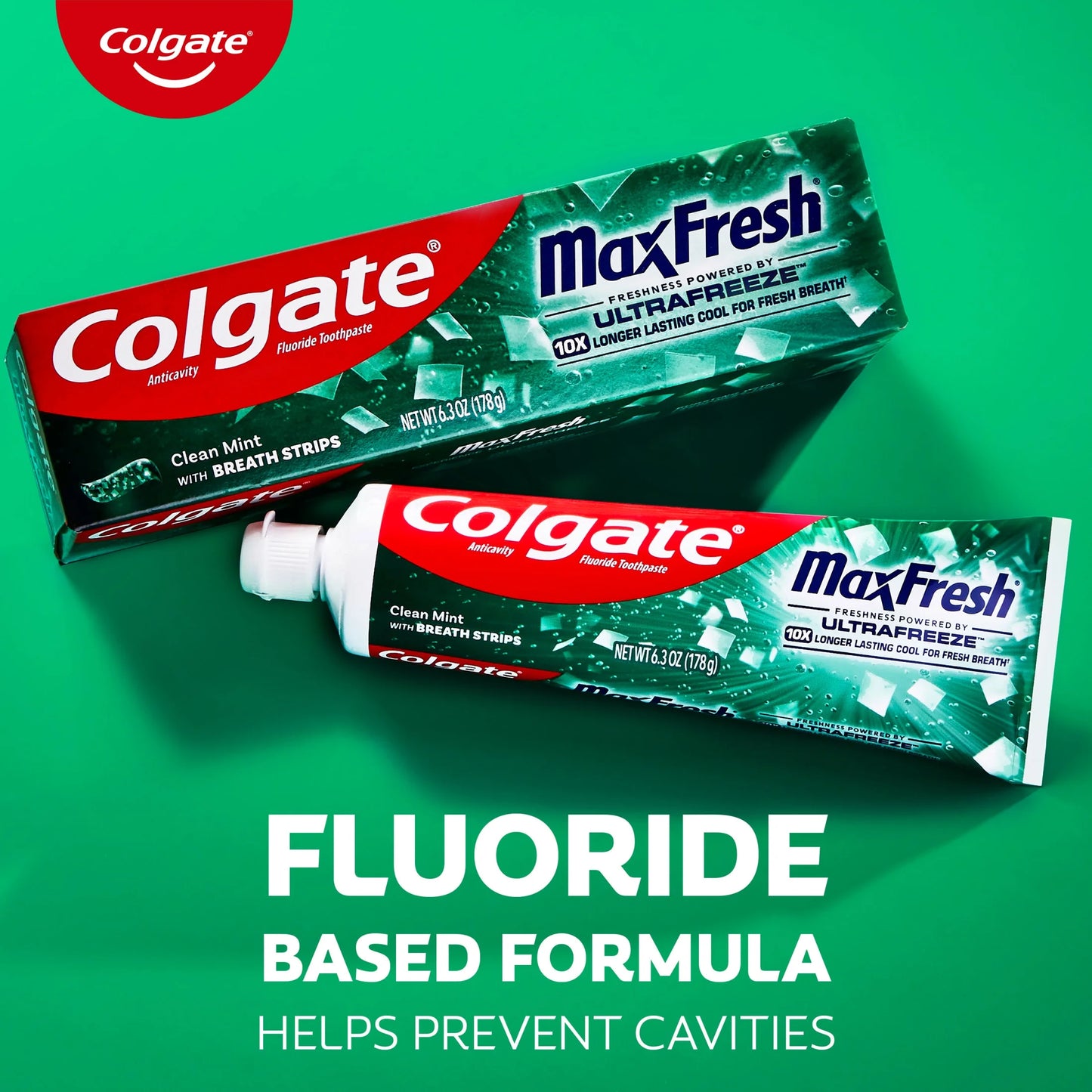 Maxfresh Clean Mint Toothpaste, 6.3 Oz