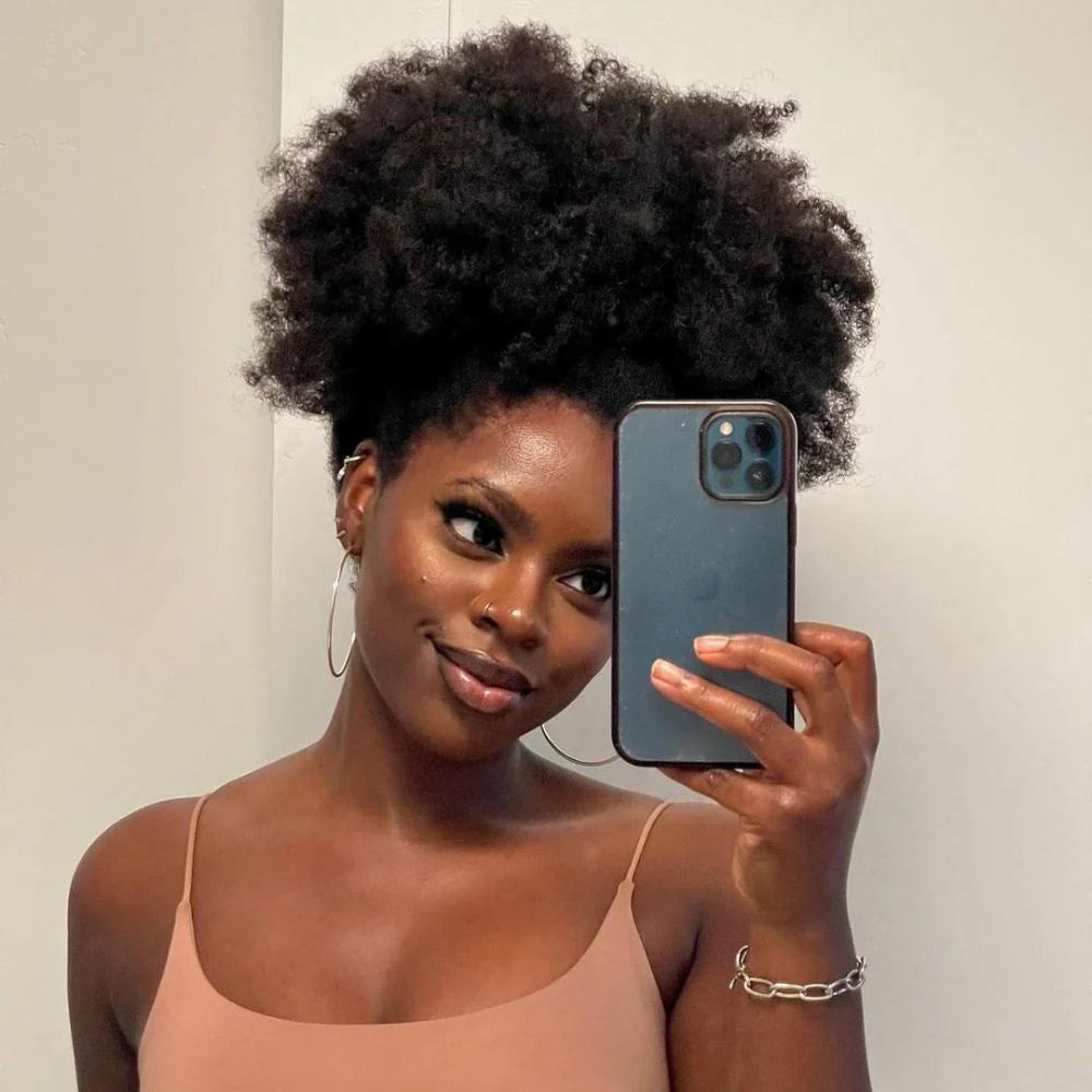 Afro Kinky Curly with Kinky Edges HD 13X4 Lace Front Wig