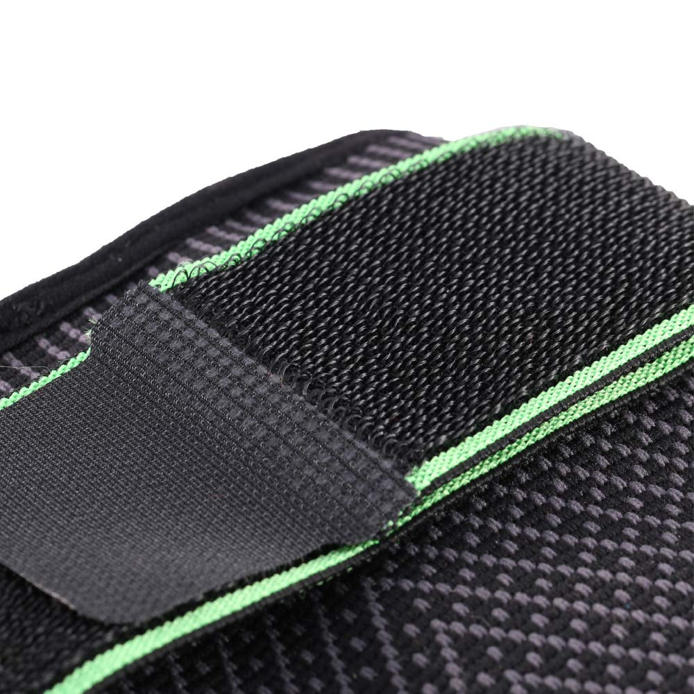 Full Leg Sleeves Long Compression Leg Sleeve Knee Sleeves Protect Leg, Reduce Varicose Veins and Swelling of Legs(Pair) (Green(With Strap)-1 Pair, Medium)