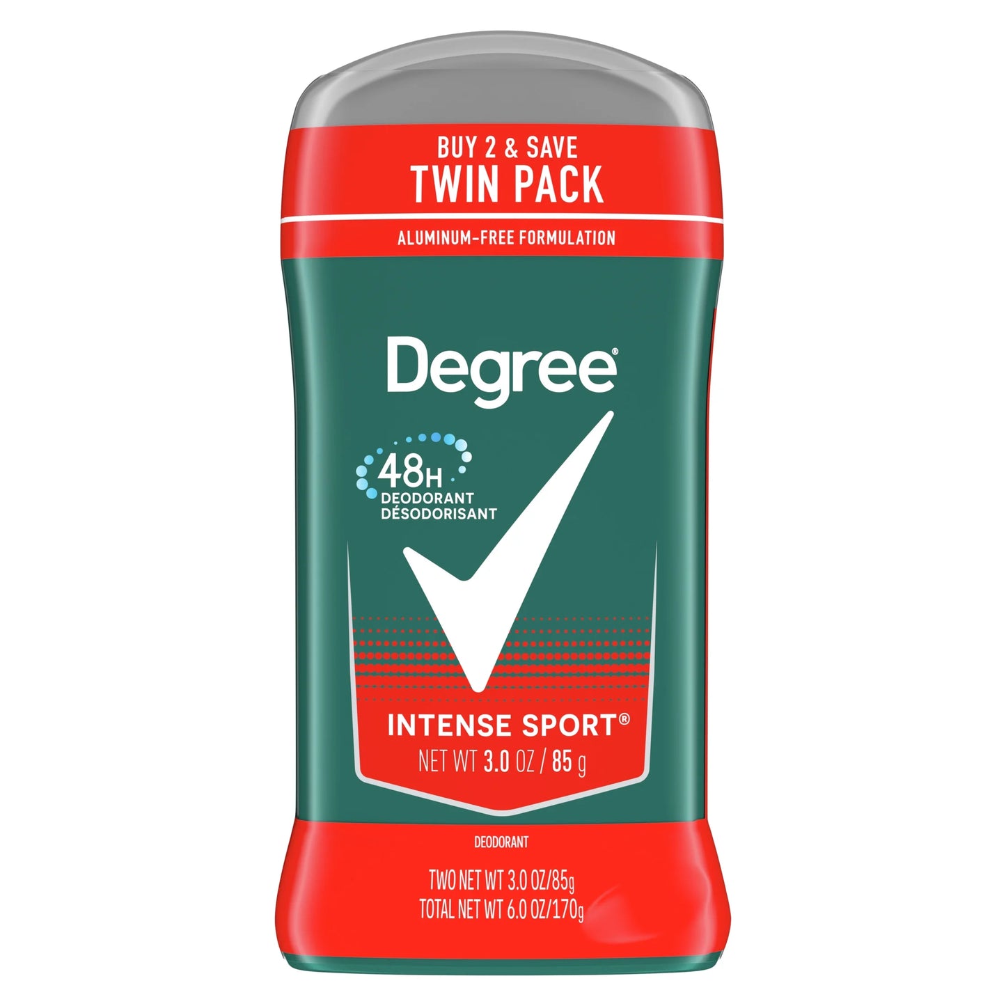 (2 Pack)  Men Intense Sport 24H Deodorant, 3 Oz, 2 Count