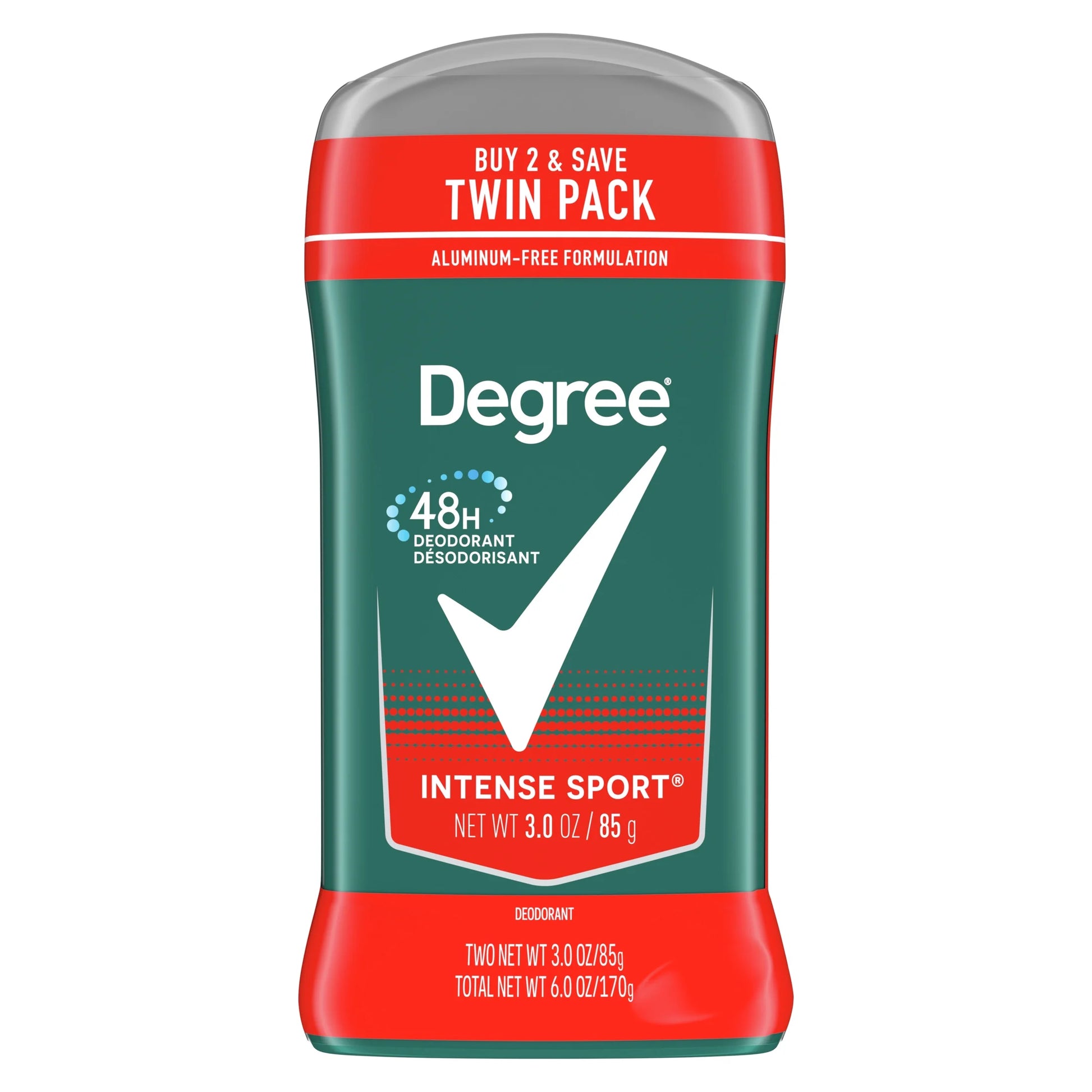 (2 Pack)  Men Intense Sport 24H Deodorant, 3 Oz, 2 Count