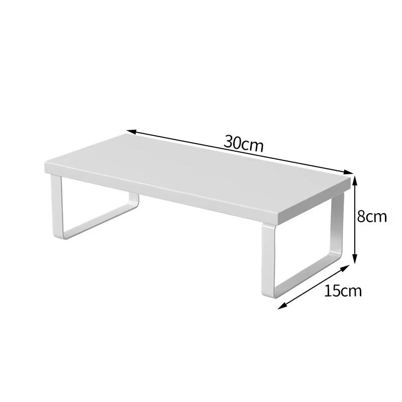 Multiple Sizes Desktop Computer with Elevated Laptop Display Elevated Dormitory Desktop Storage Office Screen Base Bracket