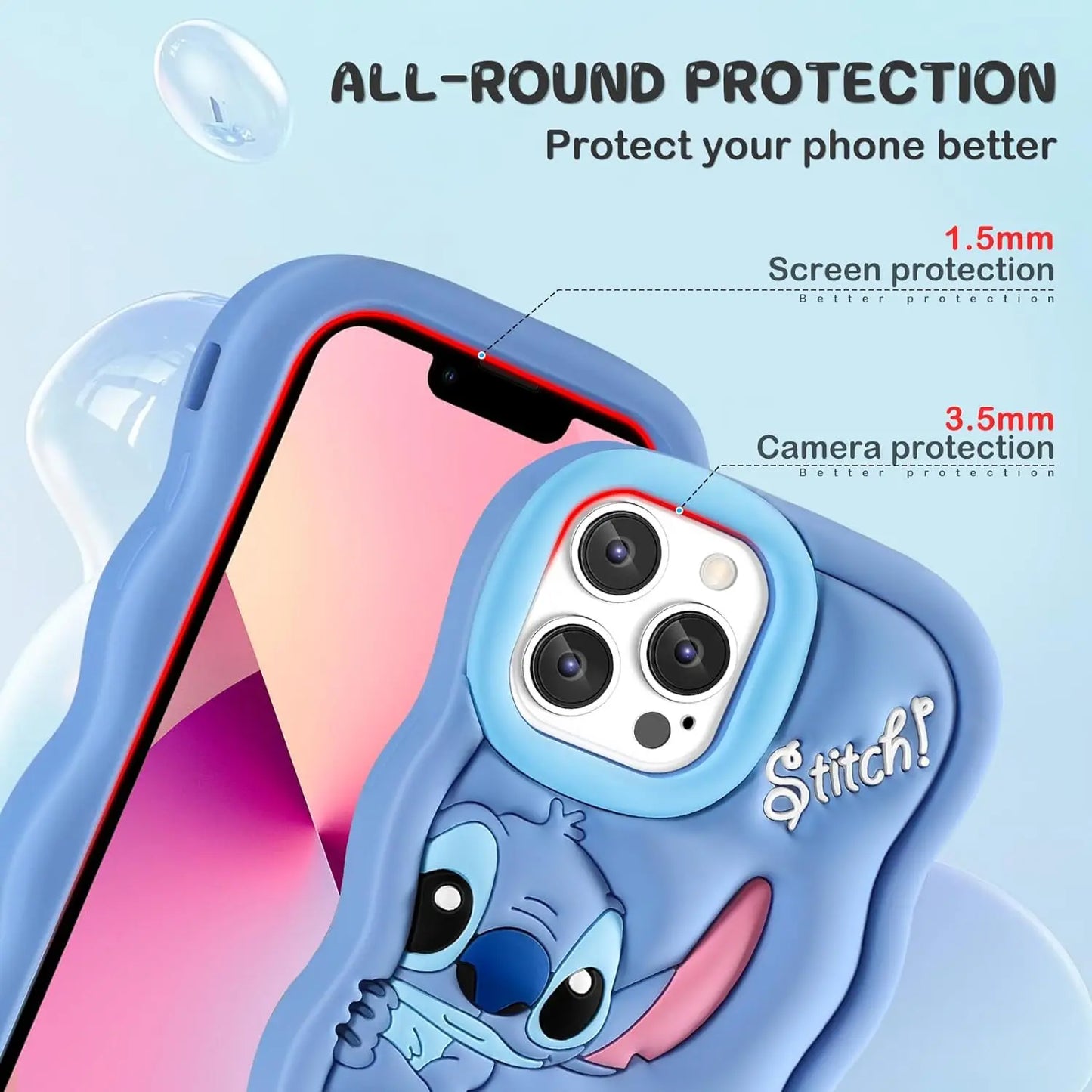 For Iphone 16 15 14 13 12 11 Pro Max Xs XR 6 7 8 plus Mini Silicone Wave Stitch Soft Cover Case