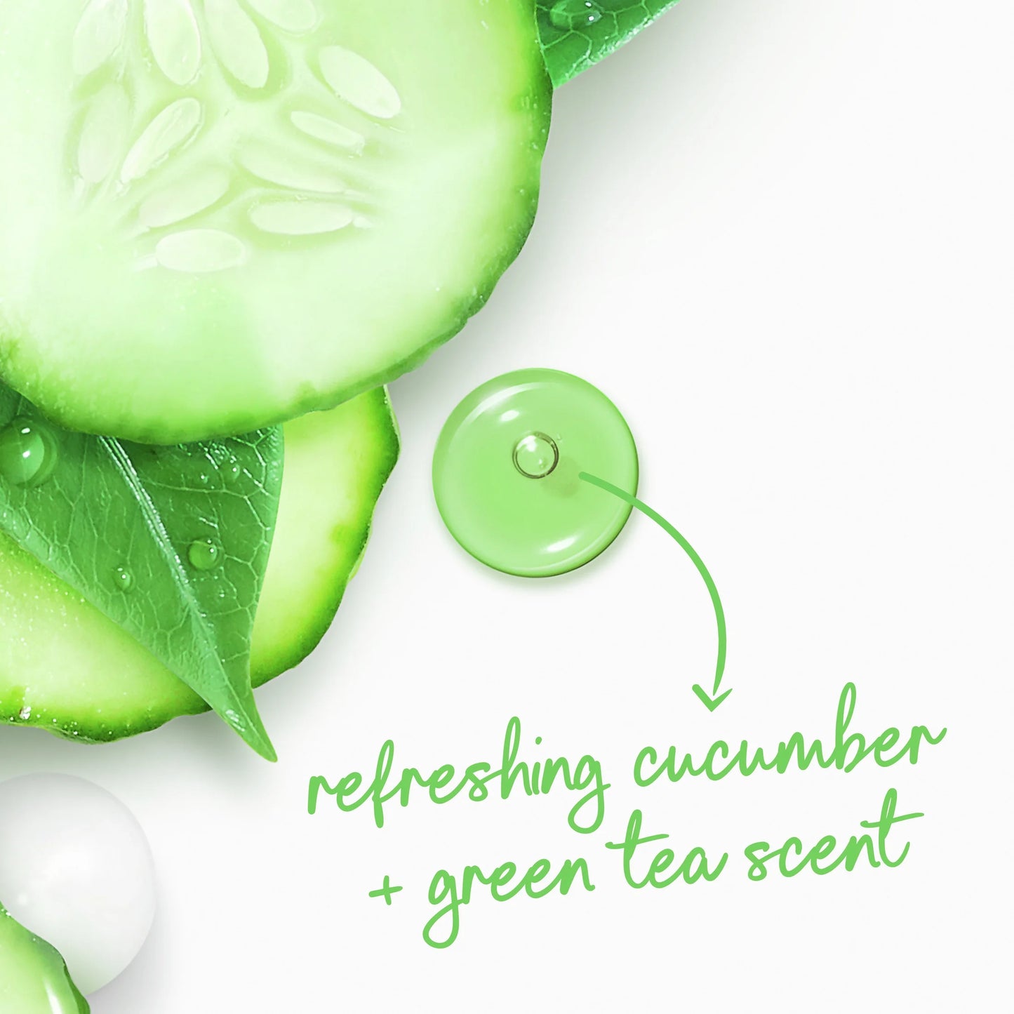 Body Wash for Women Moisturizing Refresh Cucumber & Green Tea Cleanser All Skin, 20 Oz