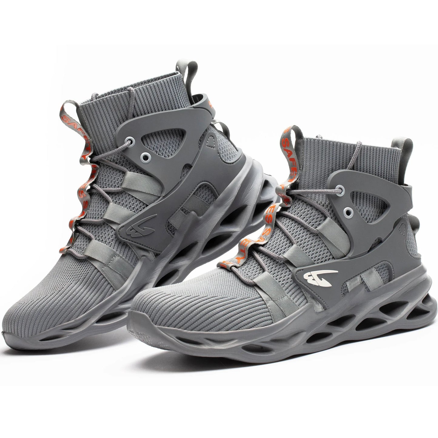 Indestructible Steel Toe Work Boots for Men Safety Shoe Size 12