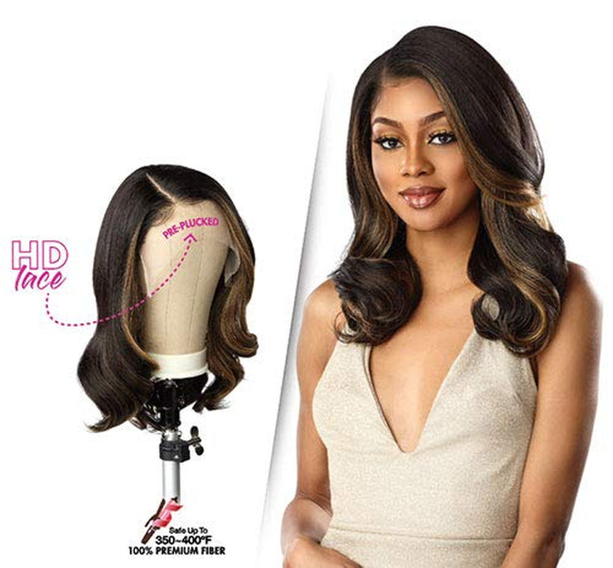 Butta Lace Wigs - Unit 13 Extra Wide 5 Inch Deep Parting Synthetic Preplucked Hairline Glueless Lacefront (BALAYAGEGOLD)