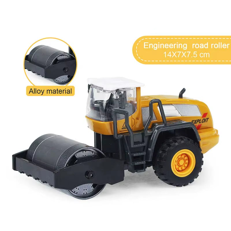 9 Styles Alloy Engineering Diecast Truck Toy Car Classic Construction Model Vehicle Loader Tractor Excavator Toys for Boys Gift