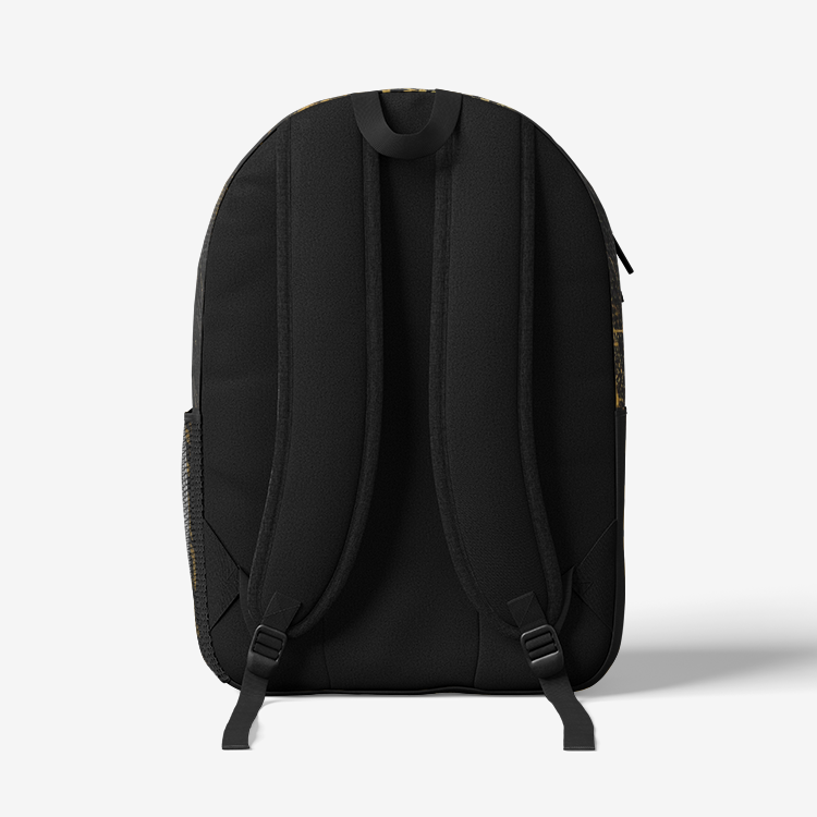 Retro Colorful Print Trendy Backpack