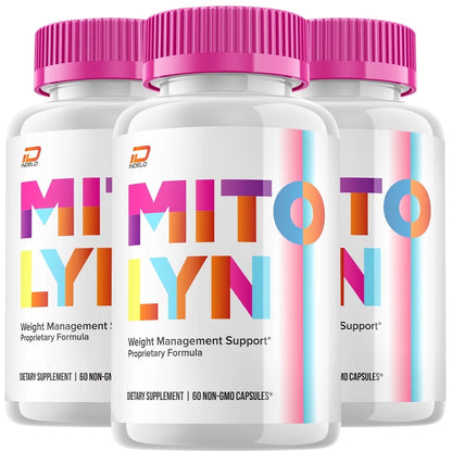 Keto Capsules - Mito Lyn Advanced Formula,  Keto Pills All-Natural Maximum Strength 800MG, 3 Pack, 180 Capsules