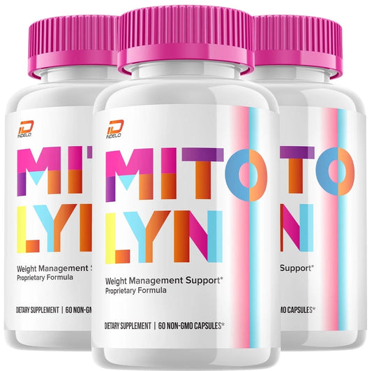 Keto Capsules - Mito Lyn Advanced Formula,  Keto Pills All-Natural Maximum Strength 800MG, 3 Pack, 180 Capsules