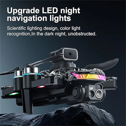GPS Drones with Camera for Adults and Beginner 4K, FPV Drone New S160 Remote Control Folding Light Brushless Aircraft Intelligent Obstacle Avoidance HD Screen Aerial Drone