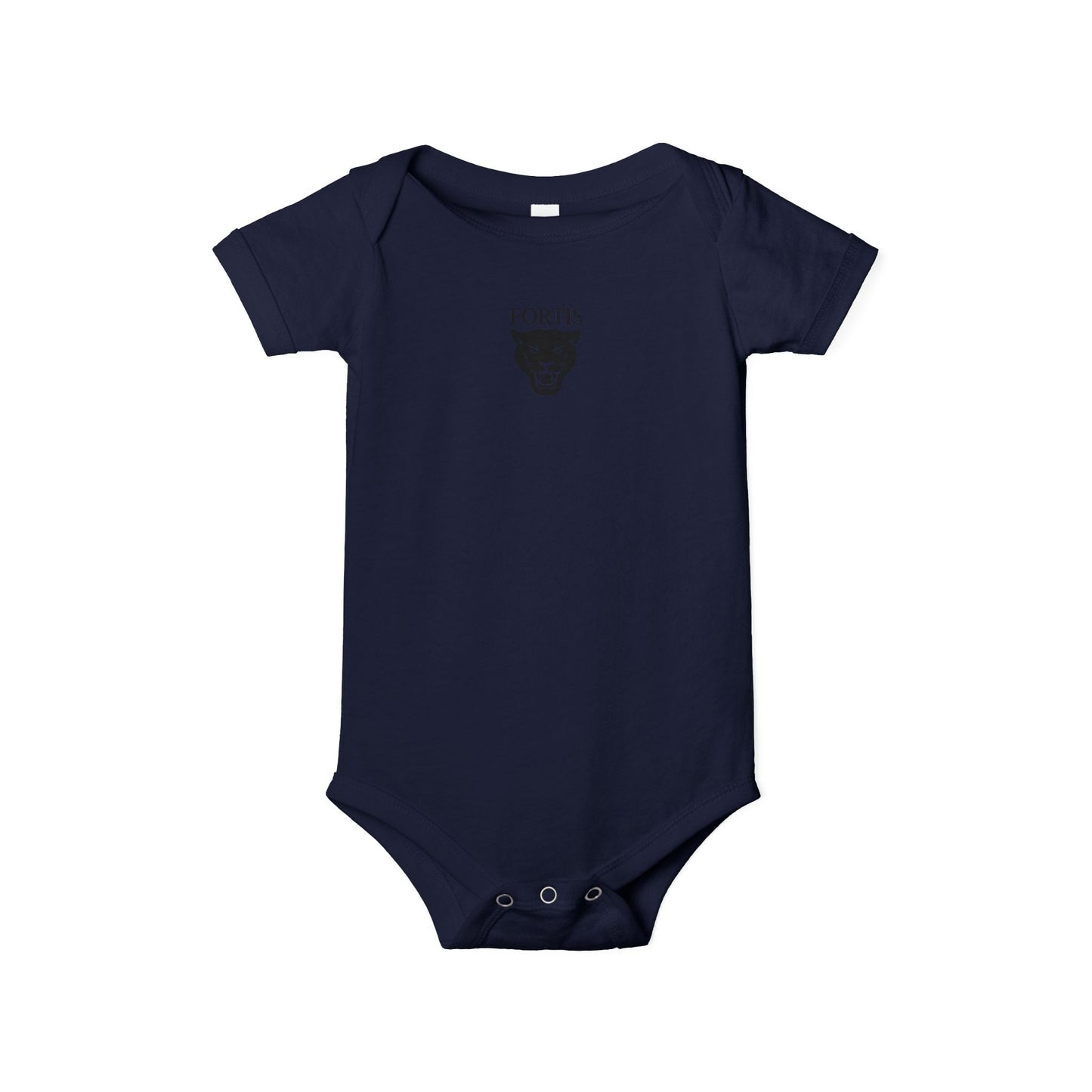 Fortis Panther Infant One-Piece Bodysuit – Cute Minimal Baby Onesie