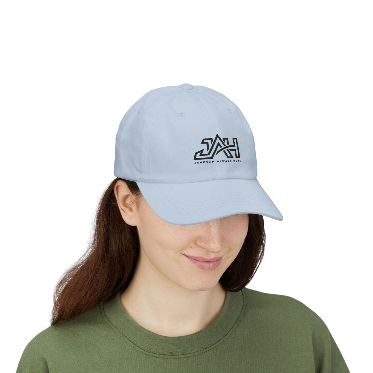 Dad Cap — Minimal 'JAH' Embroidered Logo Hat