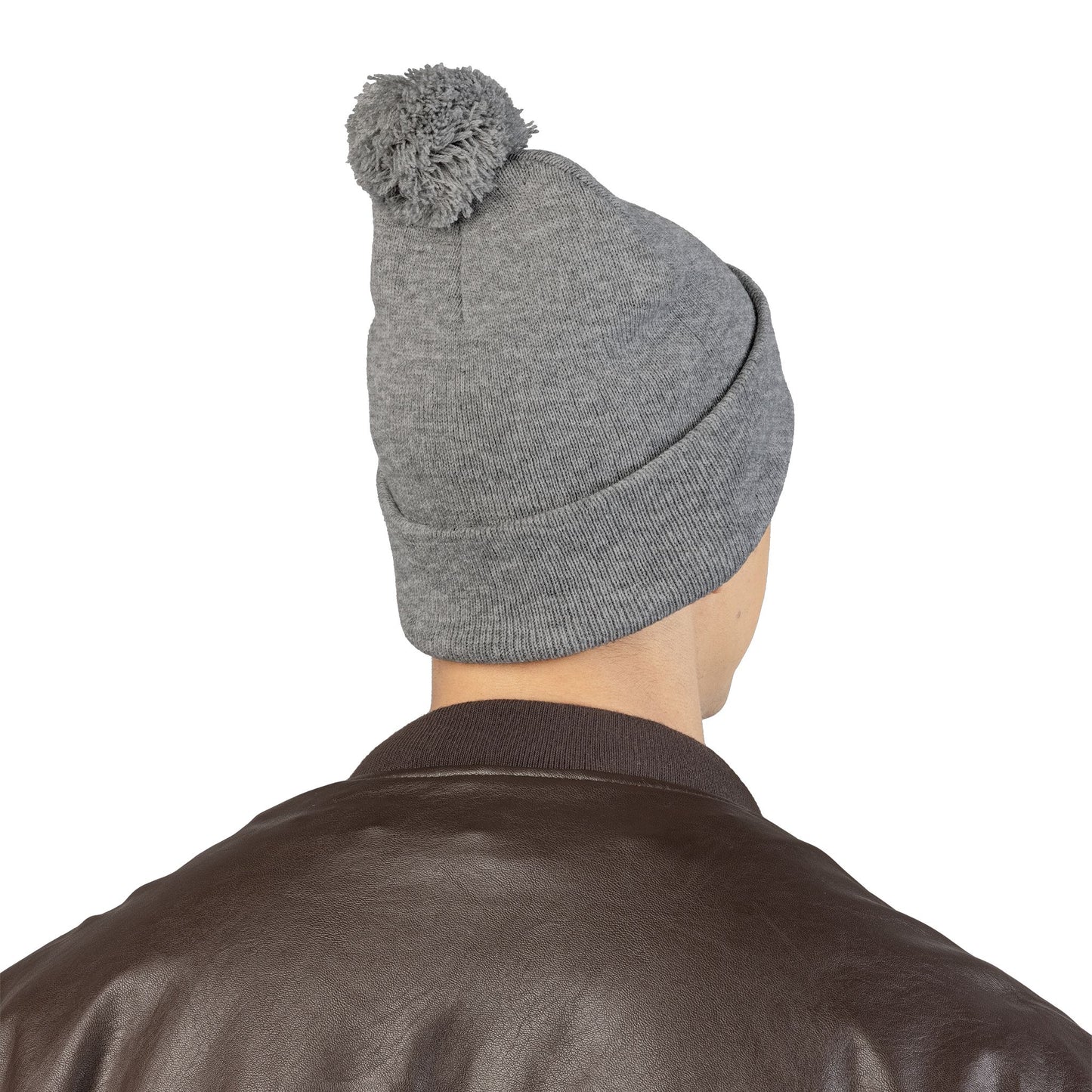 Embroidered Pom-Pom Beanie — FORTIS Panther Knit Cap
