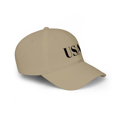 USA Low Profile Baseball Cap — Patriotic Red Hat for 4th of July & Everyday Wear