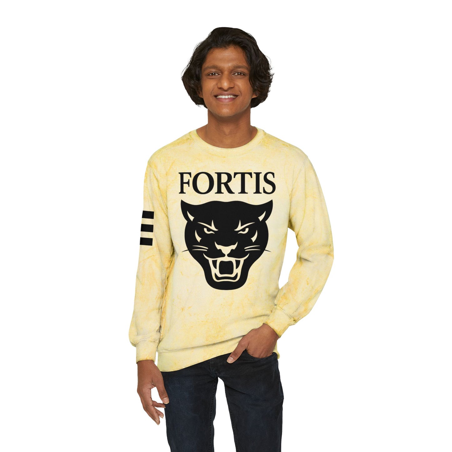 Fortis Panther Tie-Dye Crewneck Sweatshirt