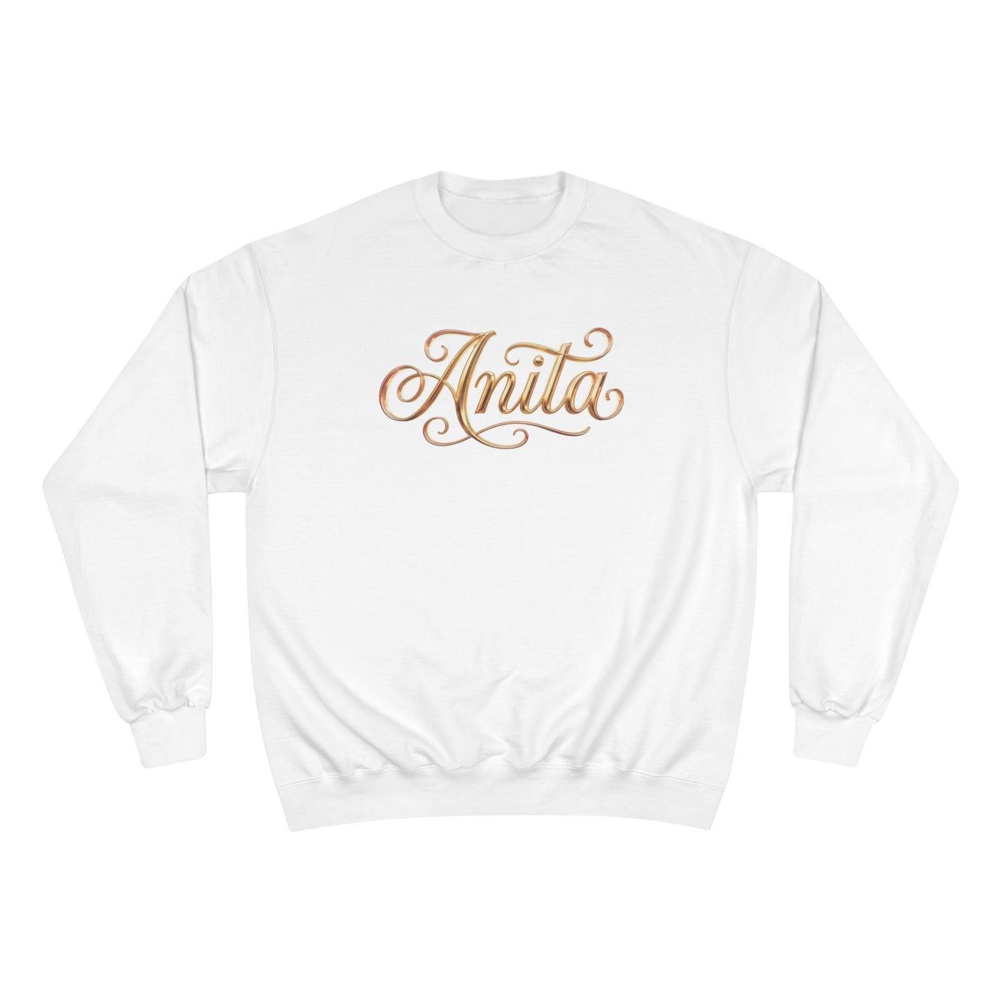 Personalized 'Anita' Script Sweatshirt - Elegant Gold Name Crewneck