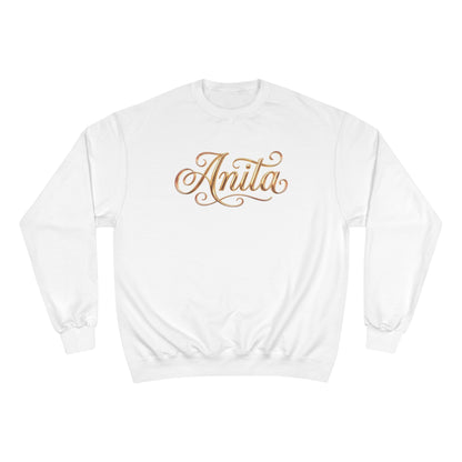 Personalized 'Anita' Script Sweatshirt - Elegant Gold Name Crewneck