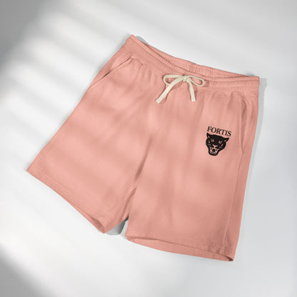 Fortis Panther Sweat Shorts — Lightweight Garment-Dyed Fleece