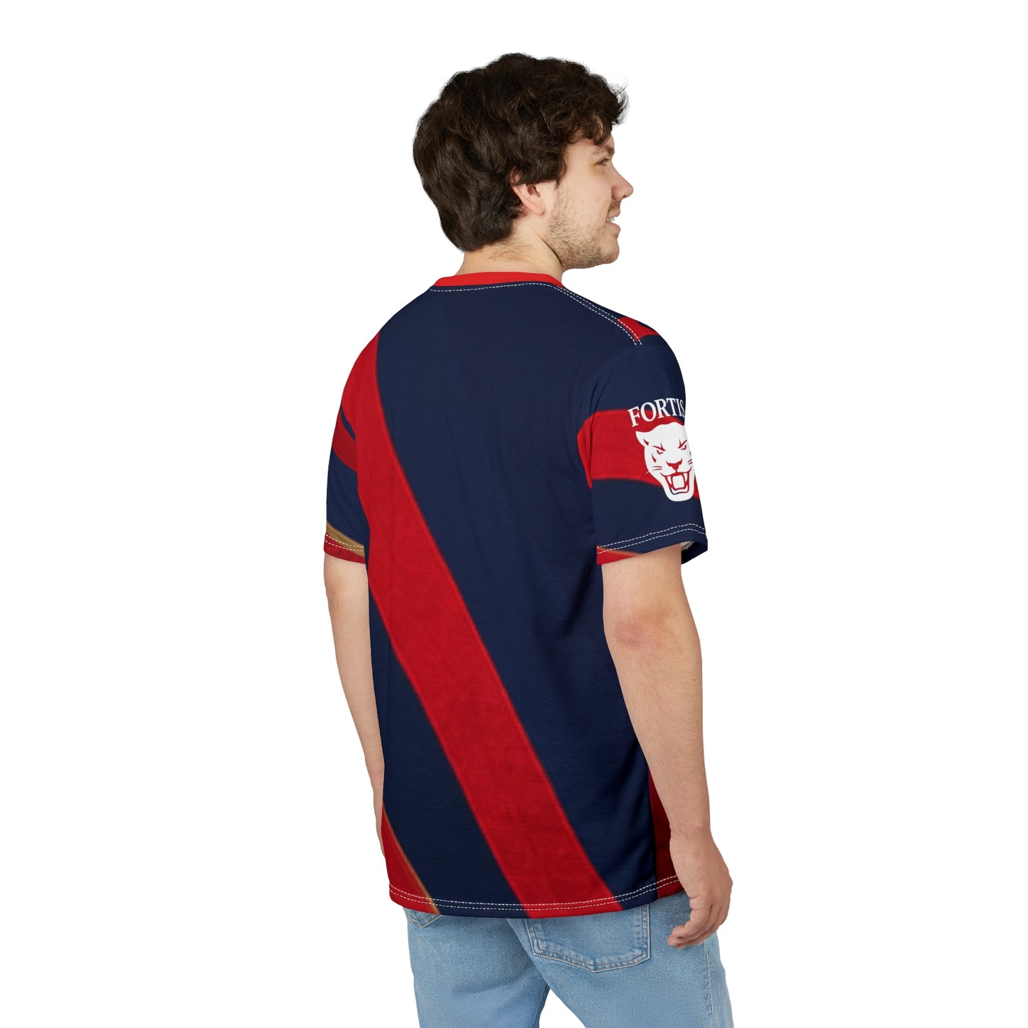 Haiti World Cup 2026 Fan Tee — Patriotic Red & Navy Soccer Shirt