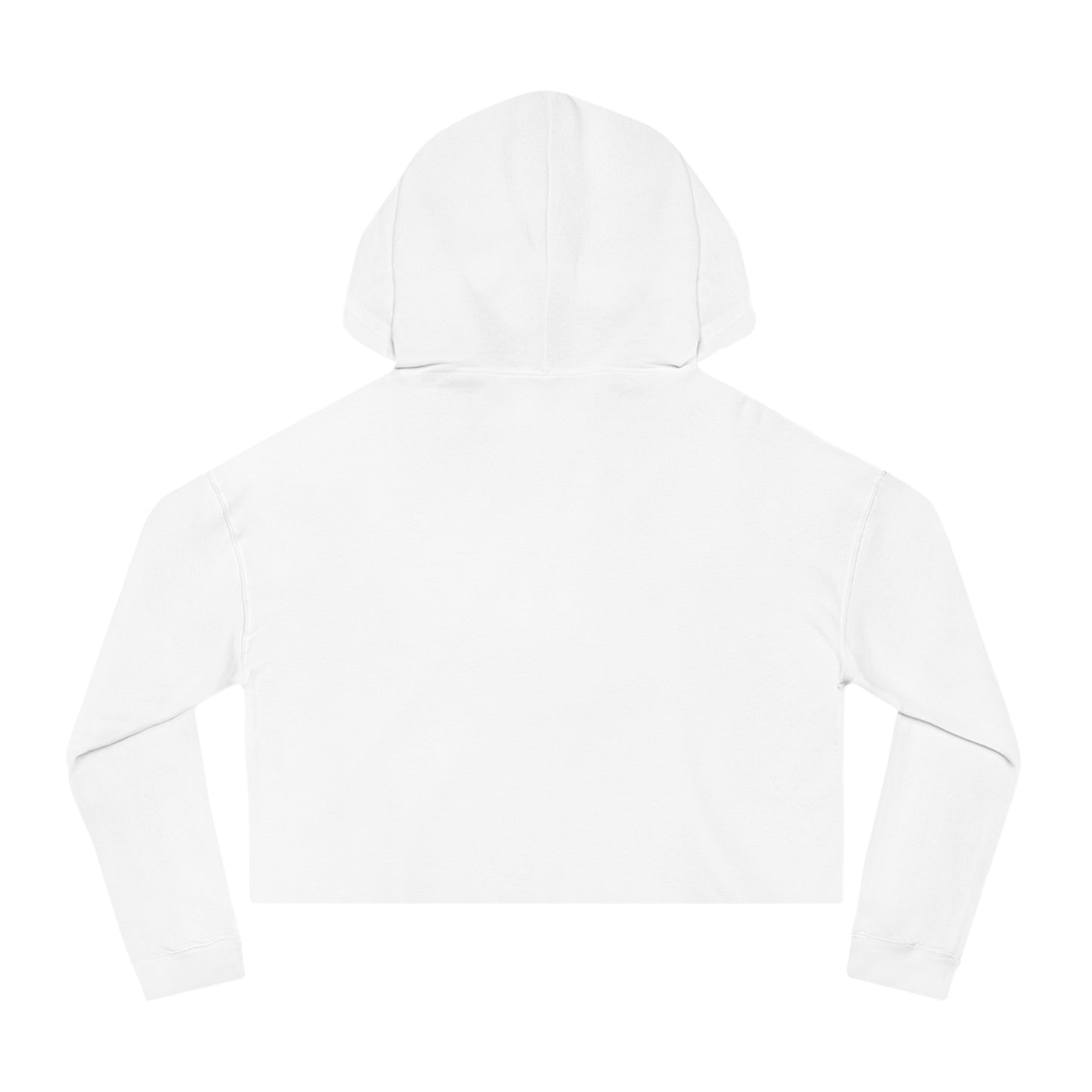 Cropped Hoodie — "Chameli" Script Crown Logo Women’s Hooded Sweatshirt