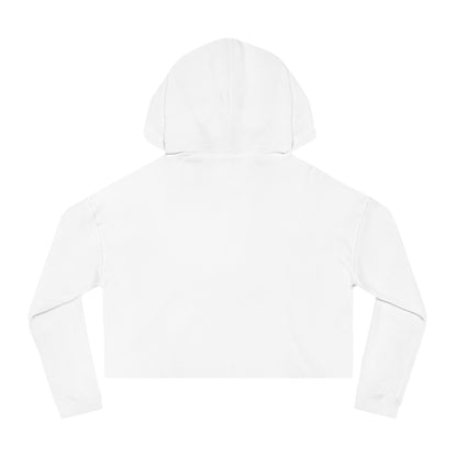 Cropped Hoodie — "Chameli" Script Crown Logo Women’s Hooded Sweatshirt