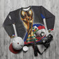 World Cup Trophy Sweatshirt — Haitian Flag Soccer Crewneck