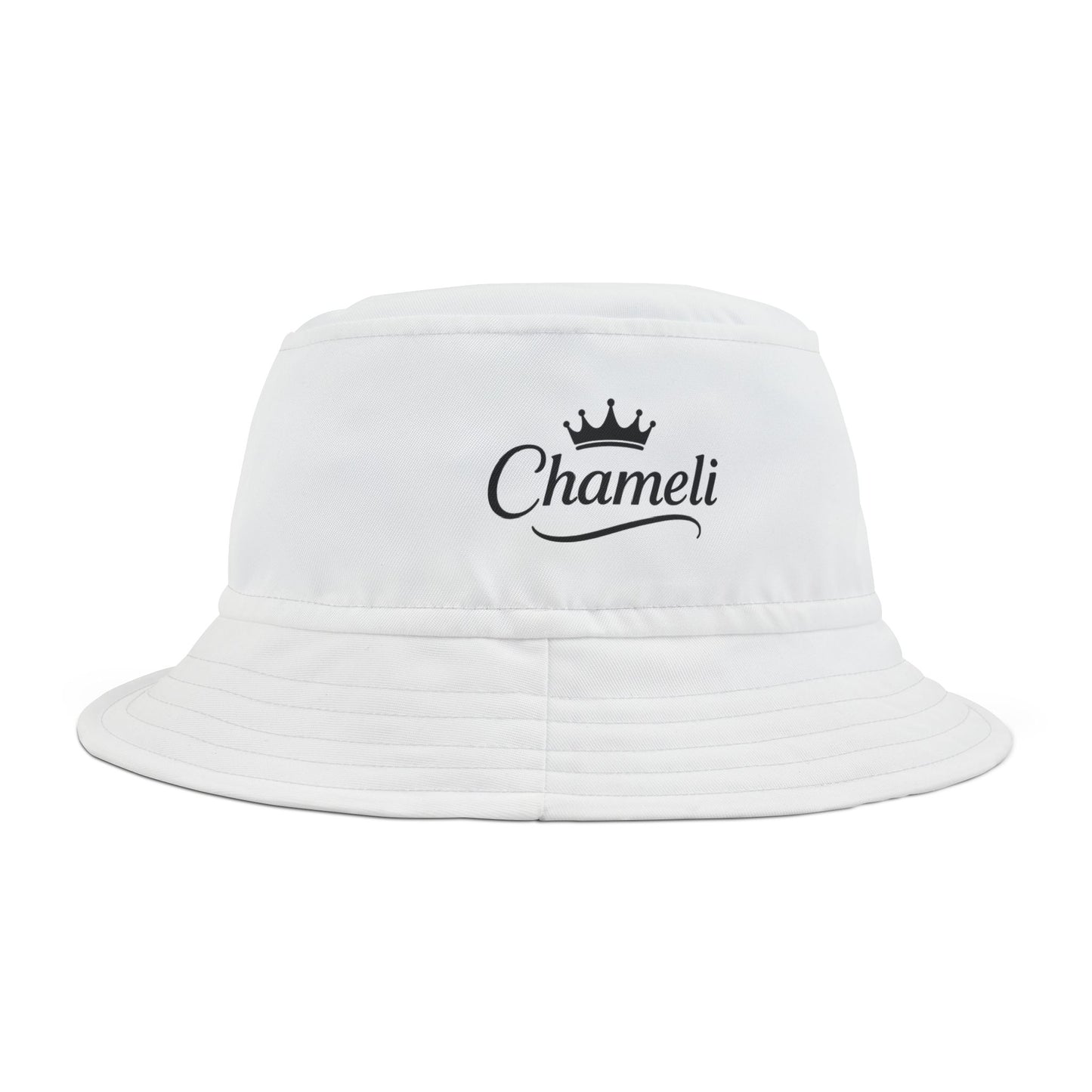 Crowned Charm Bucket Hat | Personalized Summer Accessory, Gift for Him/Her, Beachwear, Festival Hat, Stylish Sun Protection