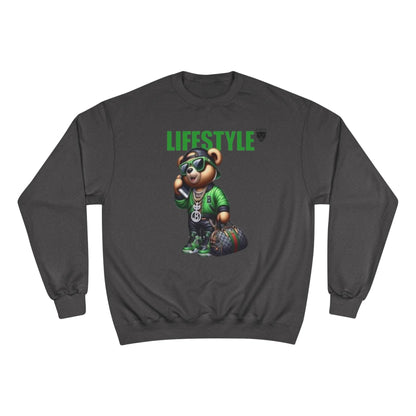 Lifestyle Bear Sweatshirt — Urban Streetwear Champion Crewneck