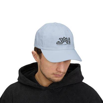 Dad Cap — Minimal 'JAH' Embroidered Logo Hat