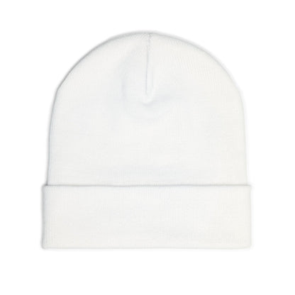 Embroidered Knit Beanie - Cozy Winter Hat, Gift for Him/Her, Stylish Accessory for Outdoors, Sports Events, Casual Wear