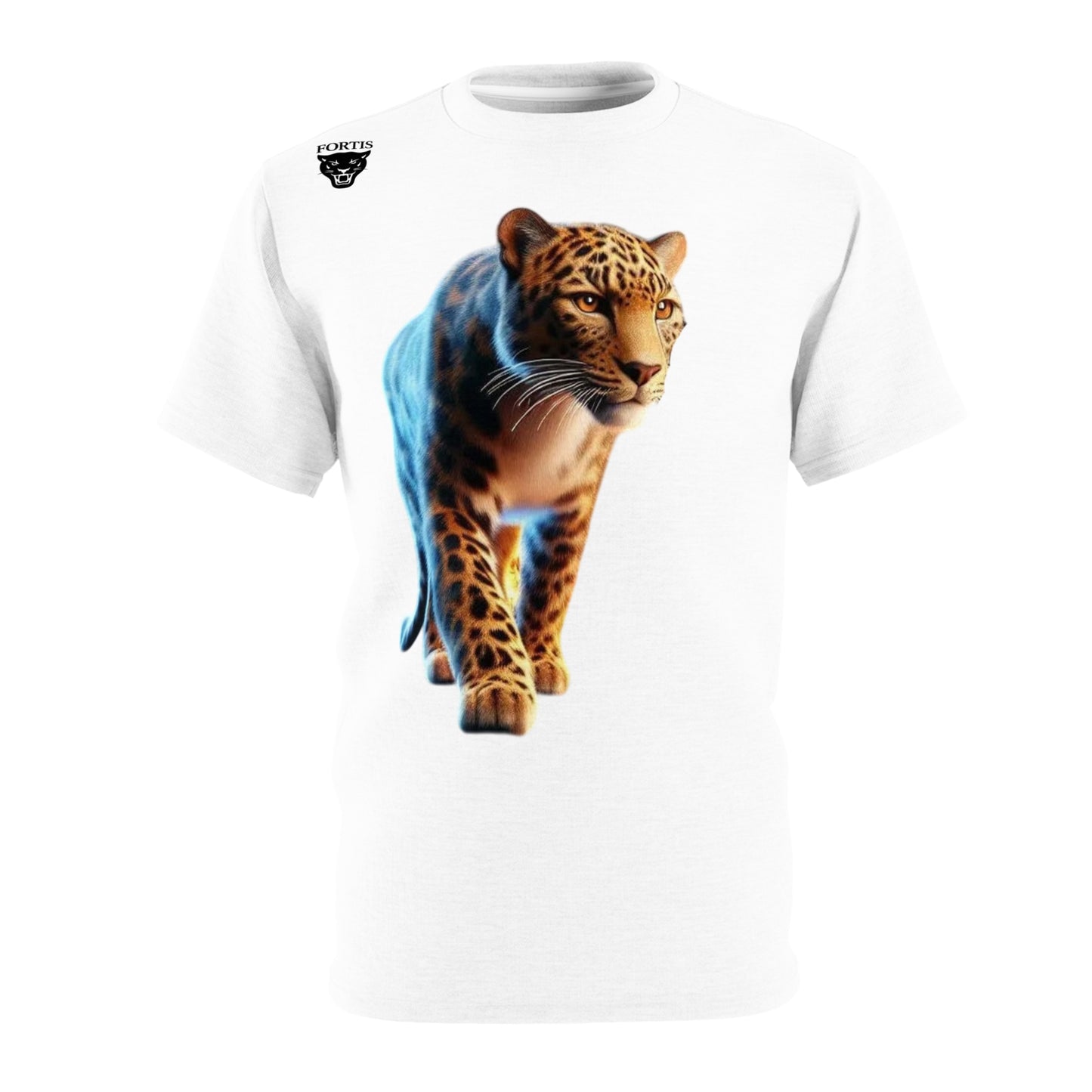 Vibrant Leopard Print Unisex Cut & Sew Tee