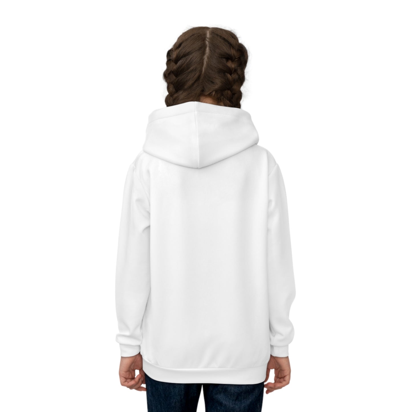 Kids Hoodie — 'I Love My Mommy Very Much' Circular Text Graphic