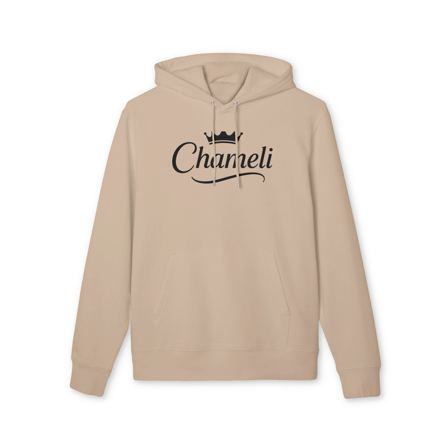 Charmeli Crown Hoodie — Elegant Script Logo Pullover
