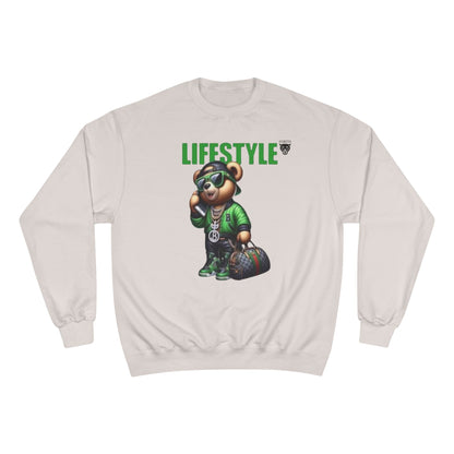 Lifestyle Bear Sweatshirt — Urban Streetwear Champion Crewneck