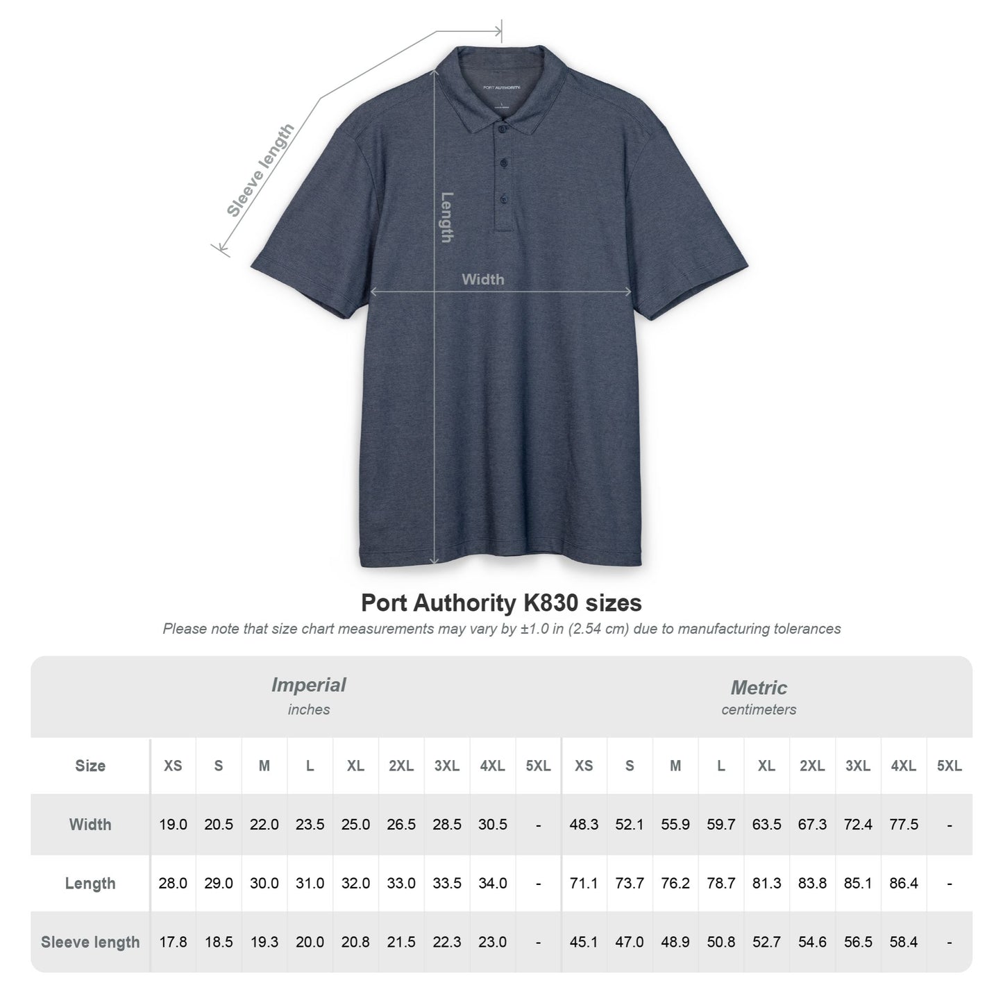 Forks High School Panther Logo Polo Shirt – Embroidered Left Chest