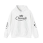 Crown Logo Hoodie | Cozy Unisex Sweatshirt for Casual Wear, Gift for Friends, Birthday Present, Everyday Comfort, Stylish Layering