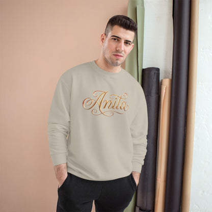 Personalized 'Anita' Script Sweatshirt - Elegant Gold Name Crewneck