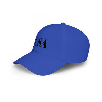 USA Low Profile Baseball Cap — Patriotic Red Hat for 4th of July & Everyday Wear