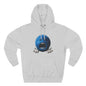 Blue Scream Emoji Hoodie — Cute 3D Emoticon Graphic Fleece Pullover
