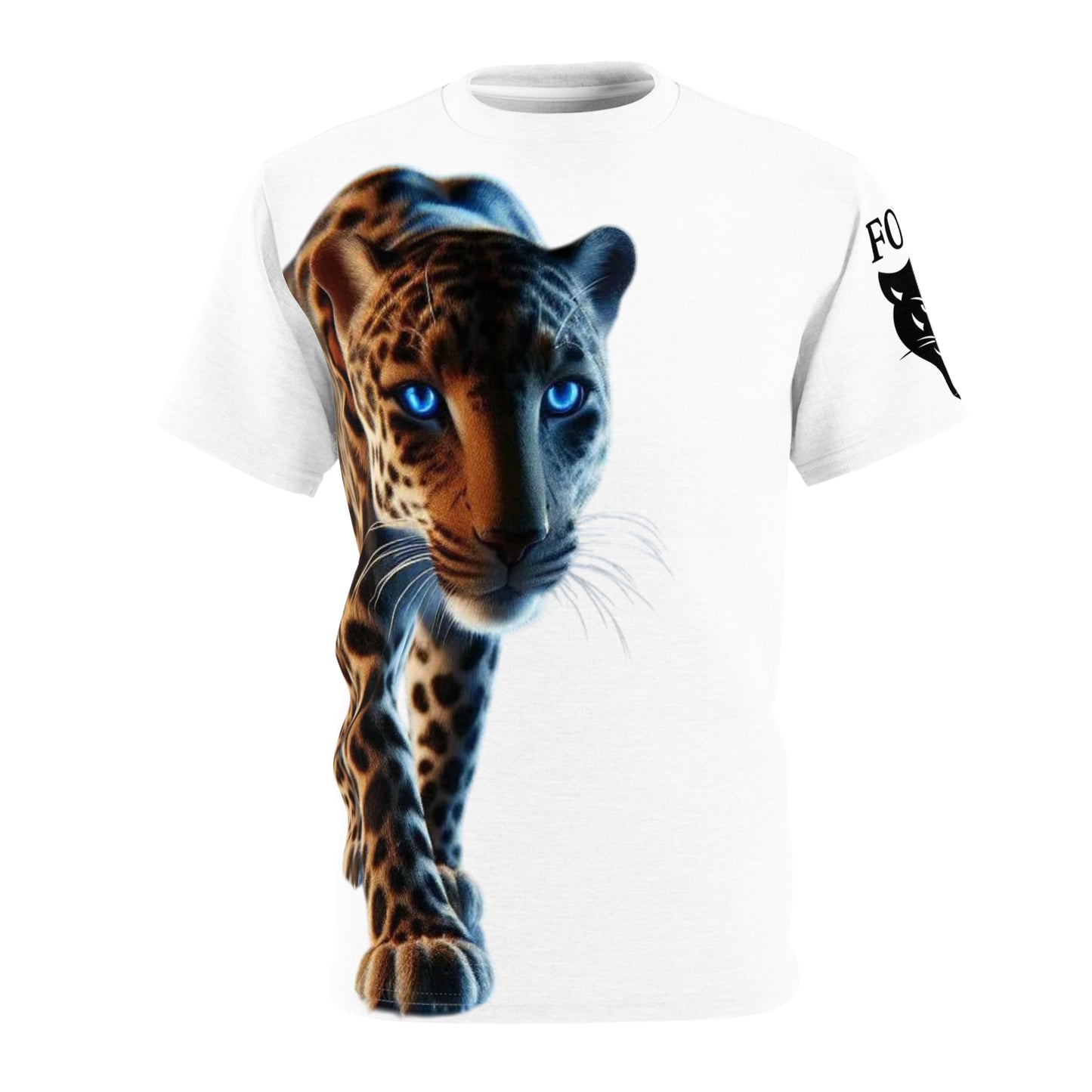 Leopard Print Unisex Tee - Bold Animal Graphic AOP Shirt