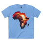 African Sunset Tee, Ethnic Art Shirt, Culture Inspired T-Shirt, Travel Apparel, Gift for Her, Unique African Style Top
