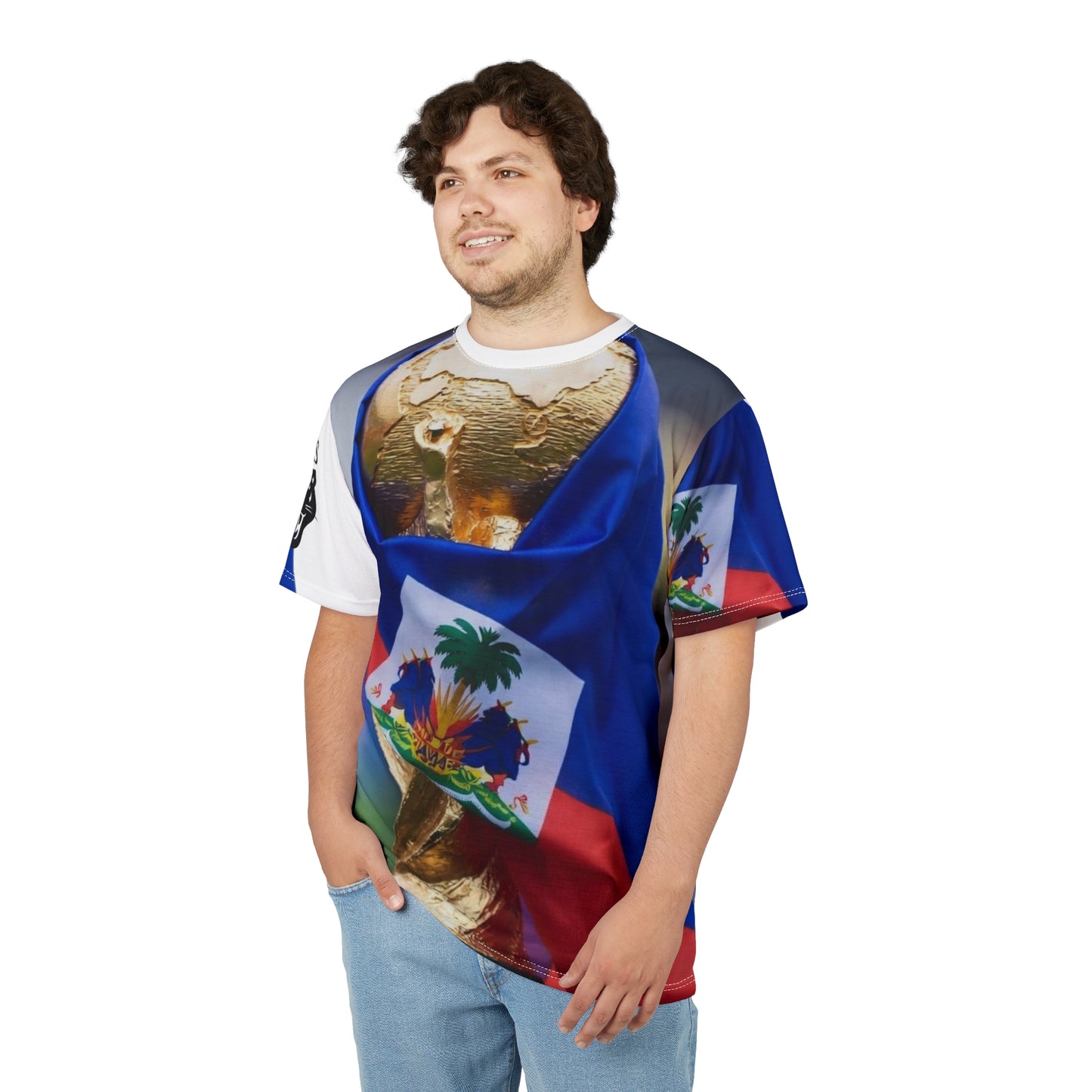Haiti World Cup Trophy Flag Tee