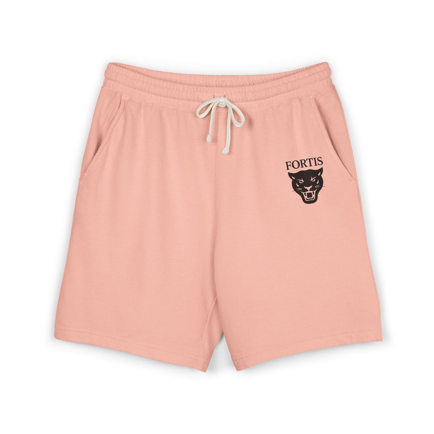 Fortis Panther Sweat Shorts — Lightweight Garment-Dyed Fleece