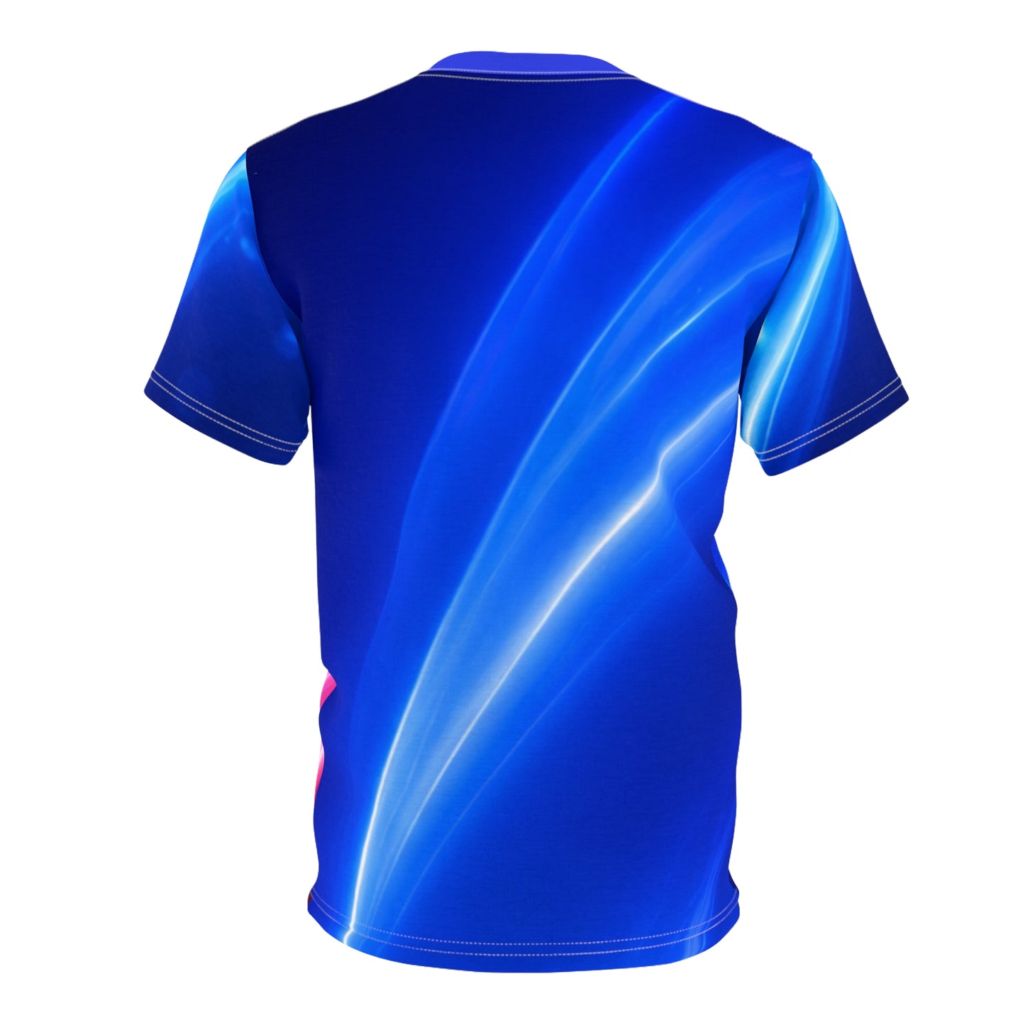 France Soccer Fan Tee — Blue Gradient AOP Klub Shirt