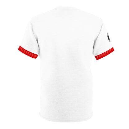 USA Shield Stripe Tee — Patriotic Eagle Soccer Jersey