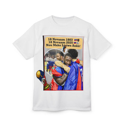 Haitian Independence Celebration T‑Shirt — '18 Novanm 1803 / 18 Novanm 2025' Design
