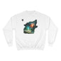 Wolf Silhouette Sweatshirt - Forest Night Nature Scene Crewneck