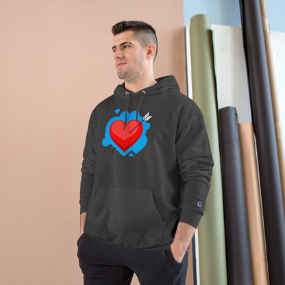 Heart Arrow Hoodie — Cute Valentine Champion Pullover
